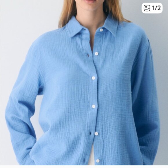 NWOT Wilfred Sail Shirt - Picture 3 of 17